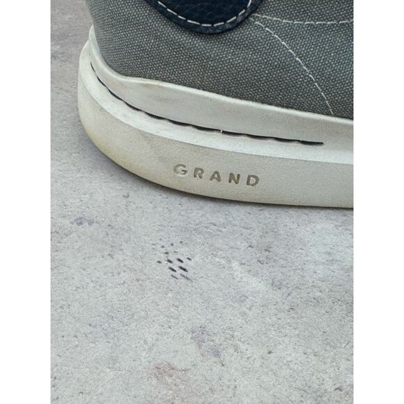 Cole Haan Mens GrandPro Rally Canvas Court Sneaker - Blue Mens Size 13 Read - Picture 7 of 12